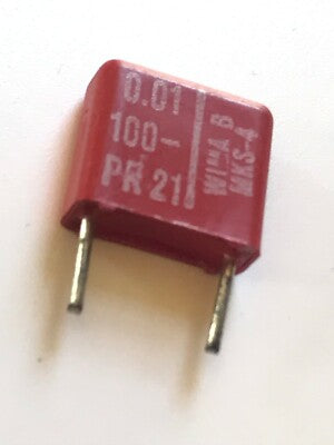 0.01UF 100V 10nF 5% MKS4 WIMA METALLIZED POLYPROP CAPACITOR (x3) fcb25.32