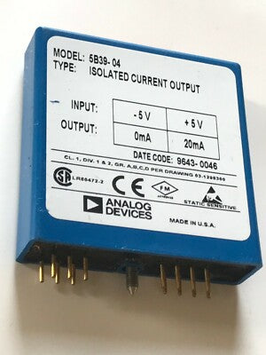 5B39-04 GENUINE ANALOGUE DEVICES SIGNAL CONDITIONING MODULE (x1) ad1J14