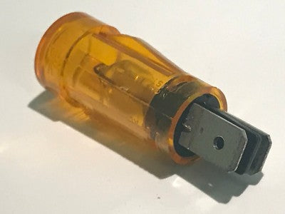 GOOD QUALITY 240V 12MM PUSH FIT PANEL NEON MAINS LAMP ORANGE 10 PIECES ac1f2