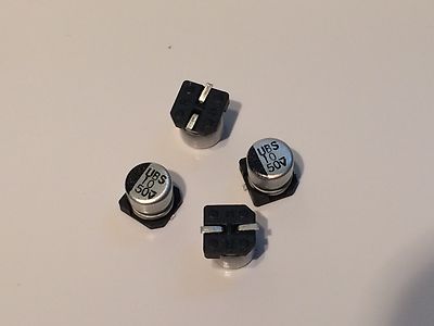 10UF 50V SURFACE MOUNT ELECTROLYTIC CAPACITOR (X5) fbe4c7