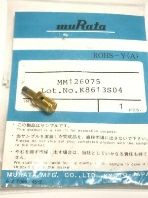 MURATA MM126075 SWD / SWF TEST PROBE TO SMA FEMALE RF ADAPTOR fd5g58