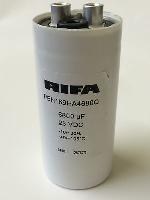 6800UF 25V KEMET / RIFA PEH169HA4680Q BEST QUALITY INDUSTRY CAPACITOR ad2L19