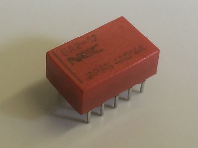 EA2-12 NEC RELAY 12VDC LOW PROFILE DIL DPCO 2A CONTACTS (x1) fbb15a30