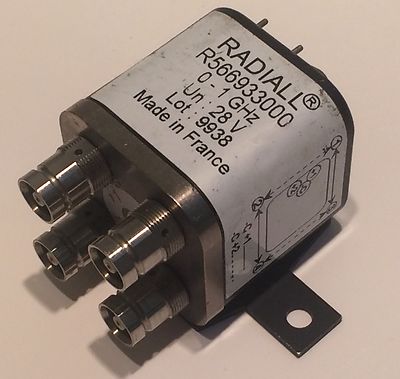 RADIALL R566933000 75 OHM 400W 1GHz RF COAXIAL RELAY fd1f8