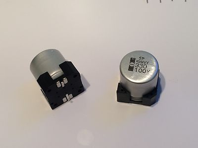 330UF 100V 105 TEMPERATURE RATED SURFACE MOUNT ELECTROLYTIC CAPACITOR fd7e19