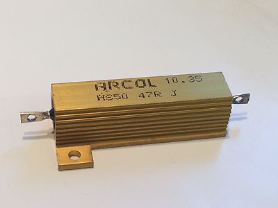 47R 50W 5% METAL CLAD POWER RESISTOR fd5d5