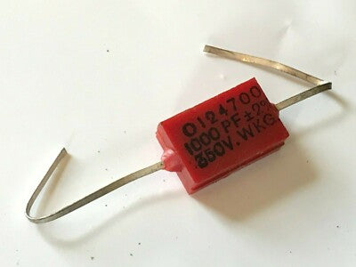 1000pF 350V 2% VINTAGE LEMCO MICA CAPACITOR (x1) fd6d20