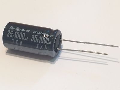 1000UF 35V 105°C TEMPERATURE RATED RADIAL CAPACITOR (x2) fbe4b5