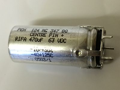 470UF 63VDC RIFA PEH124 LONG LIFE RADIAL ELECTROLYTIC PEH124MG347BQL1 fba34a