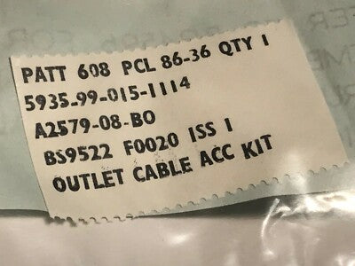 AMPHENOL MARINE PCL 608 OUTLET ACCESSORY KIT SIZE 08.B A2579-08-B0 (x1) ad1*2