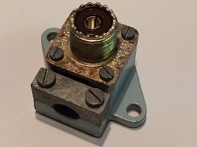 AMPHENOL DIE-CAST ALUMINIUM SO259 BULKHEAD MOUNT SOCKET PL259 FEMALE (x1) fd6c19