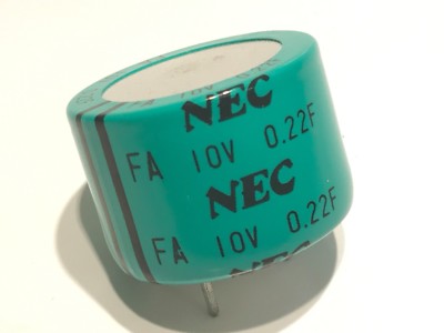 0.22F 10V LARGE - HIGH CURRENT NEC BACK-UP SUPER CAPACITOR FA1A224Z fba26b