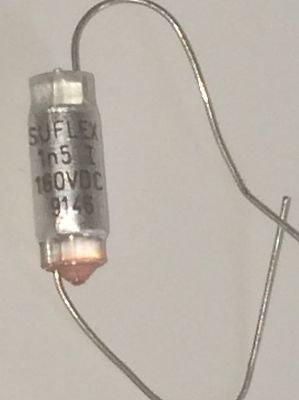 1500pF 1.5nF 160V 2% SUFLEX AXIAL POLYSTYRENE CAPACITOR fbb29.1