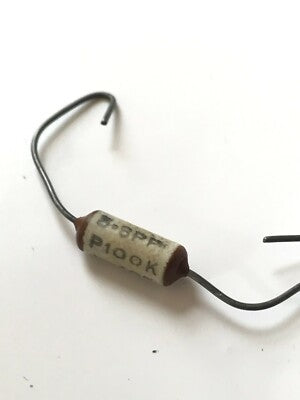 VINTAGE 5.6pF 10% TUBULAR CERAMIC CAPACITOR ERIE CERAMICON P100K (x1) fd6d40