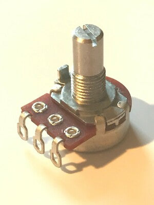 GOOD QUALITY BOURNS MINI 17MM 250K LOG SOLDER LUG POTENTIOMETER A250K ad1J59