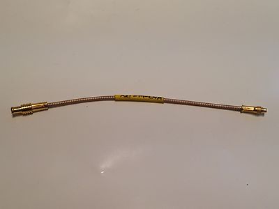 MCX PLUG TO MMCX PLUG RF ADAPTER MICRO COAX CABLE 12.5CM fd5b1