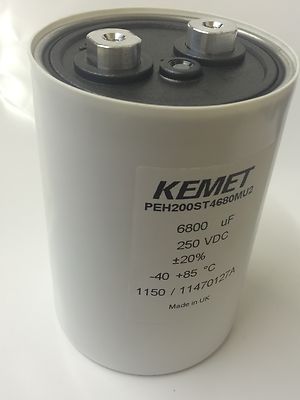 6800UF 250V KEMET / RIFA PEH200ST4680MU2 HIGH CURRENT INDUSTRY CAPACITOR faa81