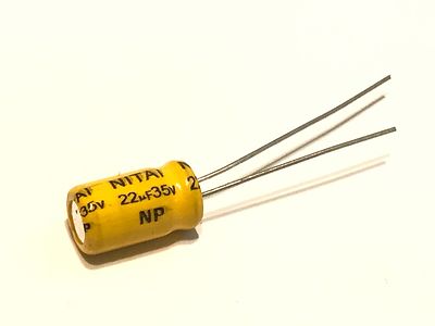 22UF 35V NITAI QUALITY AUDIO RADIAL BI POLAR ELECTROLYTIC (x4) fd1F9