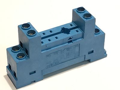 FINDER 95.65 DIN RAIL MOUNT RELAY BASE SOCKET FOR TYPE 40 RELAYS fd6k4