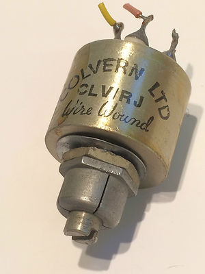 COLVERN 5K OHM 2 WATT WIRE WOUND VINTAGE POTENTIOMETER CLR1501/9S ad1u7