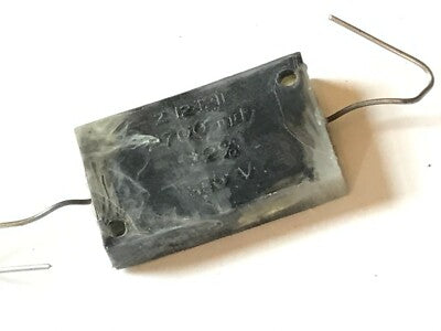 2700pF 350V 2% VINTAGE TCC MICA CAPACITOR BEAUTIFUL LIKE TECH ART ! fd6d26