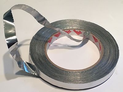 SCAPA 330D 12MM ALUMINIUM FOIL ADHESIVE TAPE 50M fbe2b