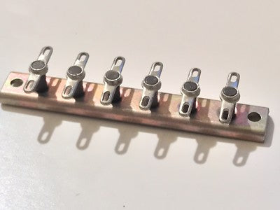6 WAY CERAMIC STAND-OFF TAG TERMINAL CONNECTION STRIP JACKSON BROS (x1) fbb22U