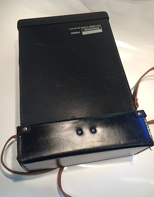 LEATHER CARRY CASE FOR SCHLUMBERGER 7150 & SIMILAR SIZE TEST INSTRUMENTS