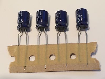 470UF 6.3V MINATURE RADIAL ELECTROLYTIC (x6) fbc4c2
