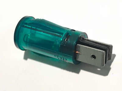GOOD QUALITY 240V 12MM PUSH FIT PANEL NEON MAINS LAMP GREEN (X1) ac1f8