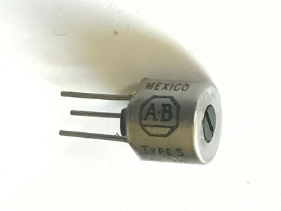 AB TYPE 'S' SV2021 MINIATURE VARIABLE CARBON TRACK RESISTOR 2K OHM fd6d1