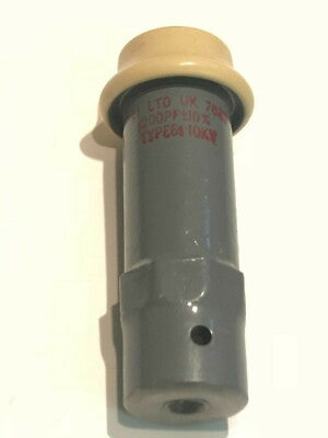1200PF 10KV 10% VINTAGE A.I.LTD RF RADIO TRANSMITTER DOOR KNOB CAPACITOR ab3b50