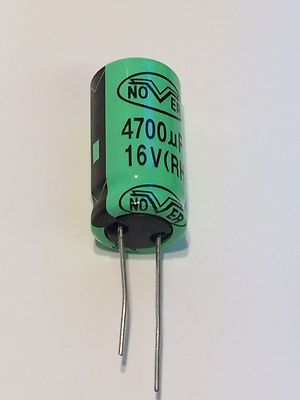 4700UF 16V RADIAL 105°C RATED NOVER RH SERIES CAPACITOR fba16e