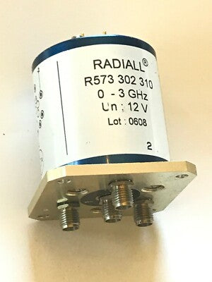 RADIALL R573302210 50 OHM 3GHz SP3T 3 WAY SMA RF COAXIAL RELAY ad1i5