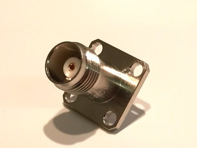 4 HOLE CHASSIS MOUNT FLAT BACK FEMALE TNC PANEL SOCKET ROSENBERGER fd5g37