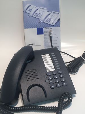 SIEMENS OPTIPOINT 500 ENTRY LEVEL PHONE TERMINAL BLACK aa7h6