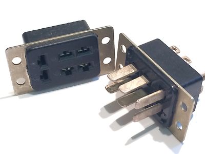 6 WAY PLUG & SOCKET PAIR MULTI WAY CONNECTORS PLESSEY JONES fba15d
