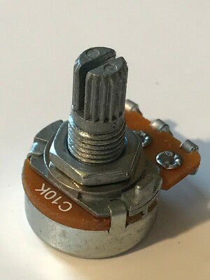GOOD QUALITY ALPHA MINI 17MM 10K ANTI LOG SOLDER LUGS POTENTIOMETER C10K fd5e61