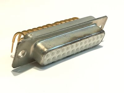 25 WAY PROFESSIONAL QUALITY D TYPE FEMALE RIGHT ANGLE CONNECTOR fd1f1