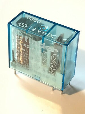 FINDER 40.61 S SPST 12V COIL RELAY SINGLE POLE 16A 250V CONTACTS ae1z21