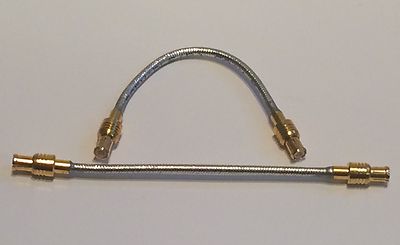 MCX PLUG TO PLUG USING FLEXIBLE SEMI-RIGID LINK CABLES 8.5CM fba32c