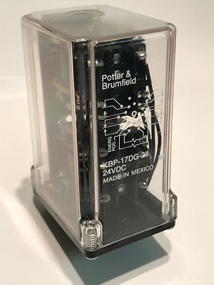POTTER BRUMFIELD KBP-17DG-24 24V 4 POLE 2 COIL LATCHING RELAY fd7e28