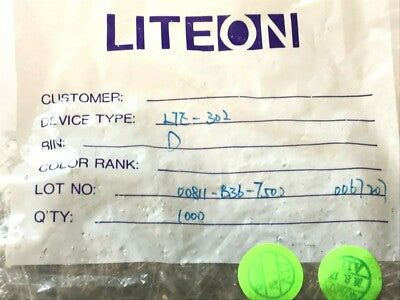 LTE-302 LITEON INFRA RED IR TRANSMITTER LED OBLONG OPTO DIODE 940nM (x2) fd5e46