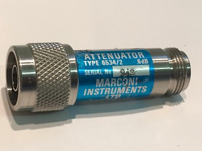 MARCONI WEINSCHEL 6dB 5W 18GHz PRECISION N TYPE ATTENUATOR 6534/2 fba10a69