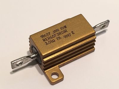 3.01 OHM 1% 10W METAL CLAD POWER RESISTOR MIL SPEC RER65F3R01R fd5c32