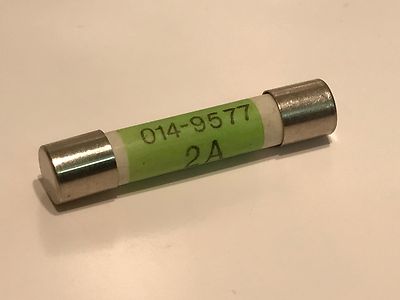 014-9577 2A TIME LAG MILITARY SPEC CERAMIC FUSE 1.25" 32mm fba20c