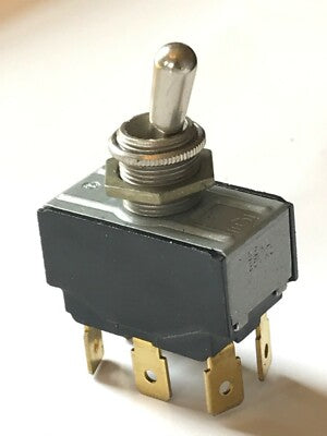 COLE HERSEE CH HEAVY DUTY TOGGLE SWITCH 55018BX DPDT 3A 250V SPADE TERM fd7m79