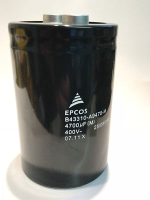 4700UF 400V EPCOS B43310-A9478-M BEST QUALITY INDUSTRY CAPACITOR ad1y2