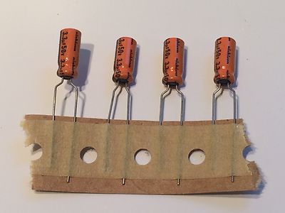 3.3UF 50V MINIATURE RADIAL ELECTROLYTIC CAPACITOR (x10) fbd4a1