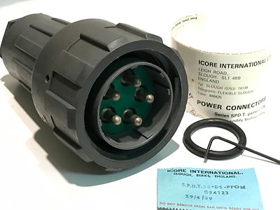 ICORE INTERNATIONAL SPD.T.36.D5.PFOM MILITARY 5 POLE CONNECTOR ae1v7